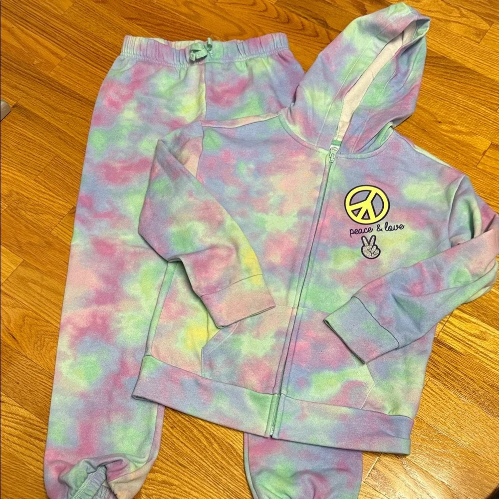 The Children's Place Tie-Dye Peace Matching Set